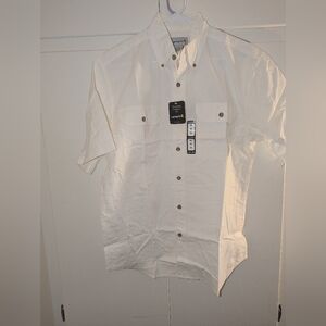 Carhartt Men's Off-White Button Down Shirt